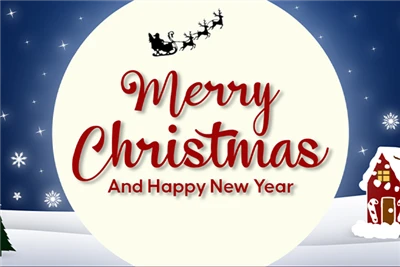 Ik wens u een vrolijk kerstfeest vanuit laurierglas